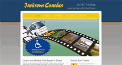 Desktop Screenshot of jacksonscoaches.com